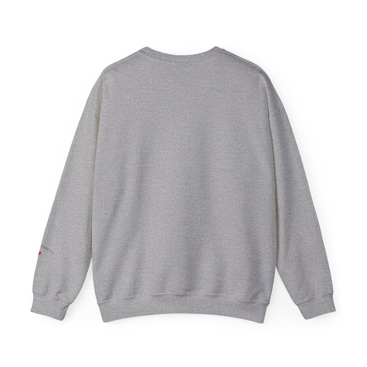 Walk by Faith Crewneck Sweatshirt — Inspirational Christian Pullover